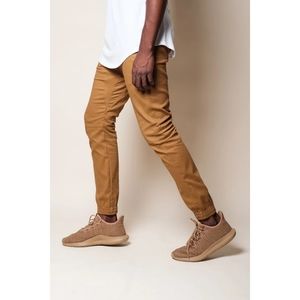 Brooklyn Cloth Men's Tobacco Twill Joggers